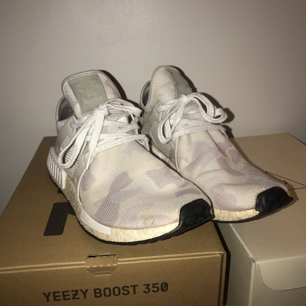 Adidas NMD xr1 white duck camo